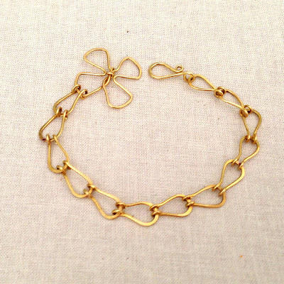 teardrop link chain free tutorial by Lisa Yang Jewelry