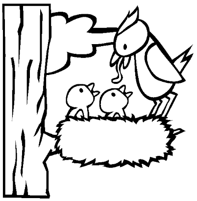 Birds Coloring Pages - Printable Birds Coloring Pictures