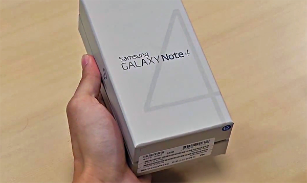 Samsung Galaxy Note 4 Unboxed In Official Video