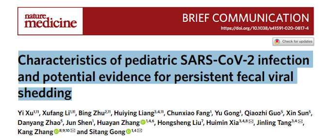 Infecção pediátrica por SARS-CoV-2 e evidência de eliminação fecal do coronavírus