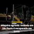 Máquina agrícola furtada em São Paulo é recuperada em Goiás