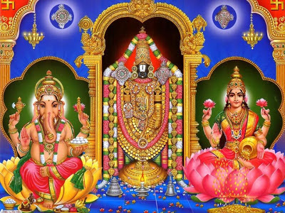 God Vigneshwara, God Vishnu Goddess Lakshmi pictures to free download