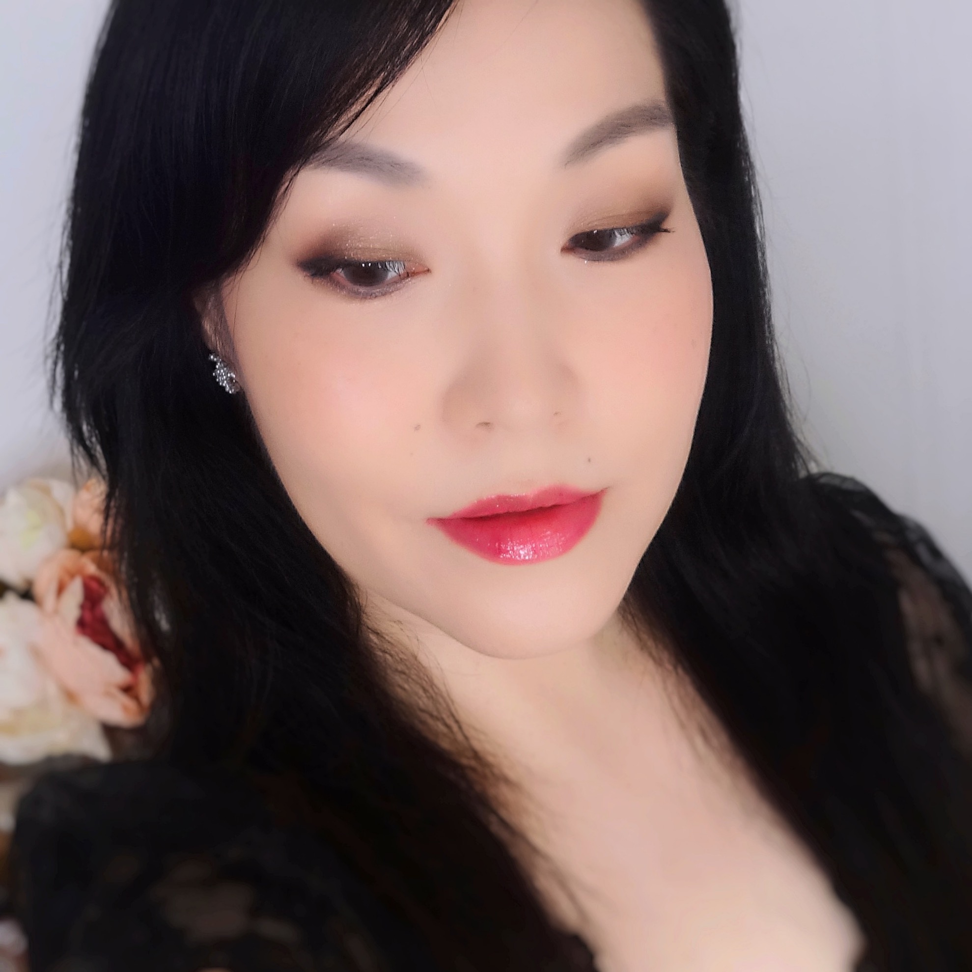 Chanel Tweed Brun et Rose makeup look