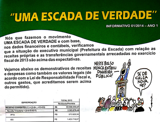 uma escada de verdade