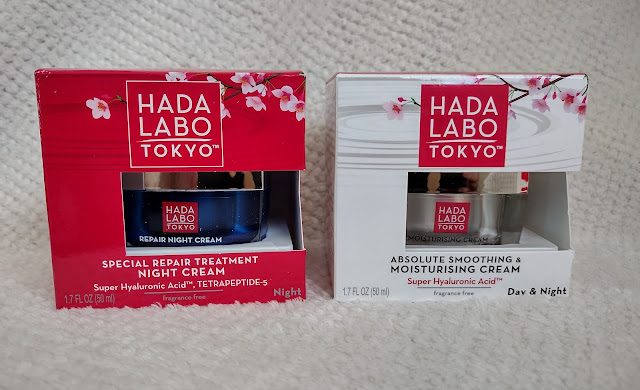 Hada Labo Tokyo Special Repair Treatment Night Cream and Absolute Smoothing & Moisturising Cream