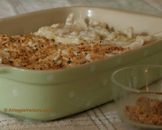 Who needs fresh bread crumbs? Just sprinkle the casserole with a crumb topping made from panko