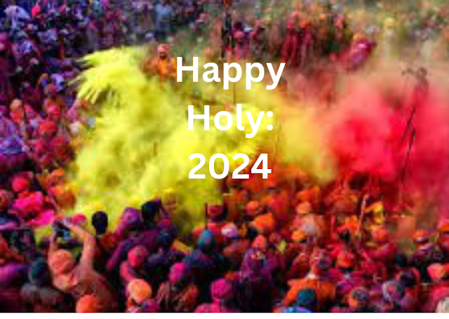 Holi celebration 2024
