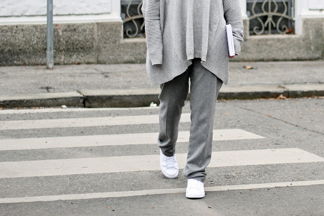 all over grey and white sneaker