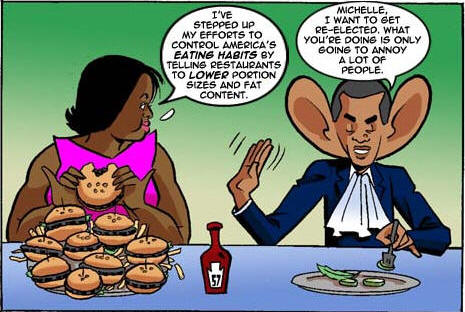 michelle obama cartoon. Michelle Obama Cartoon