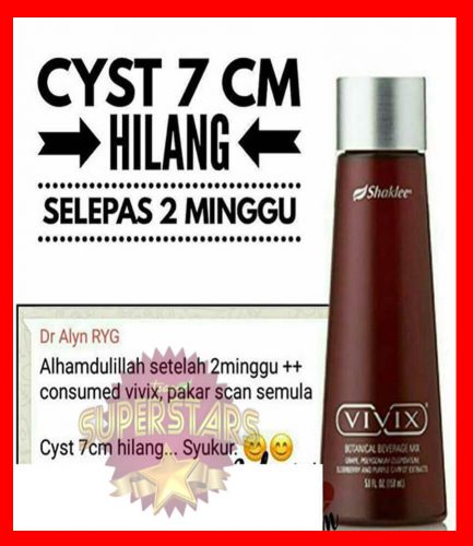 testimoni cyst shaklee