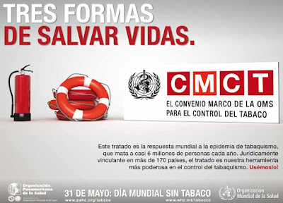 Cartel DMST 2011: Convenio Marco de la OMS para el Control del Tabaco (CMCT)