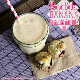 Peanut Butter Banana Smoothie | Mimi, Mommy and Me
