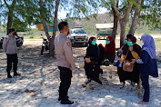 Polsek Pujut Gelar Patroli di Tempat Wisata 