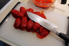 Peeled whole San Marzano plum tomatoes