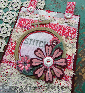 Lisa Hoel for Eileen Hull - Embroidery Hoop Die, January 2024 Sizzix Release  #creativejuicefreshsqueezed #EileenHull  #eileenhulldesigns  #sizzix #mymakingstory #TeamEileen #mysizzixstory