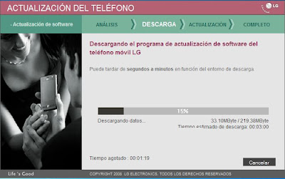Actualizar software móvil LG Optimus 2x a Android 2.3.4
