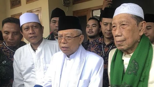 Barnus Jabar Deklarasi Dukung Jokowi, Ma'ruf Optimis Rais 70 Persen Suara