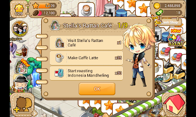 LINE I LOVE COFFEE QUEST: Stella's Rattan Cafe 1/9