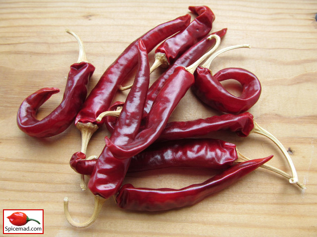 Dried Ring of Fire Chillies - 9th August 2020