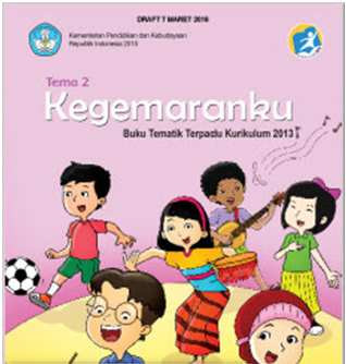 Buku Siswa Kelas 1 SD Tema II Kegemaranku Kurikulum 2013 Revisi Terbaru Tahun 2016