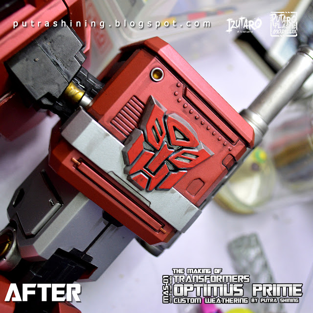 The Making Of Transformers Optimus Prime | MAS-01 Mega Action Series 18" | Customize Weathering by Putra Shining