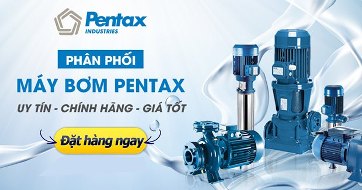 Lắp đặt máy bơm nước pentax dân dụng