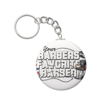 Barber Keychain