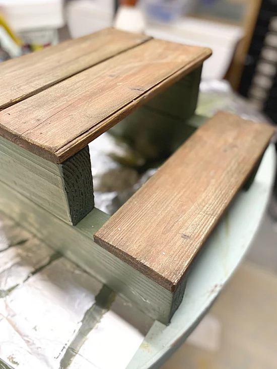wooden step stool