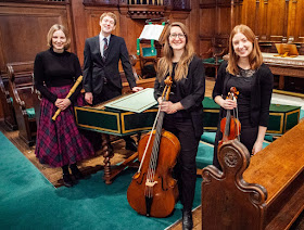 Ensemble Hesperi - Mary-Jannet Leith (recorders), Thomas Allery (harpsichord), Florence Petit (baroque cello) and Magdalena Loth-Hill (baroque violin)