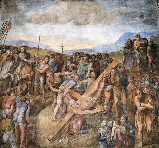 ミケランジェロ、聖ペトロの磔刑