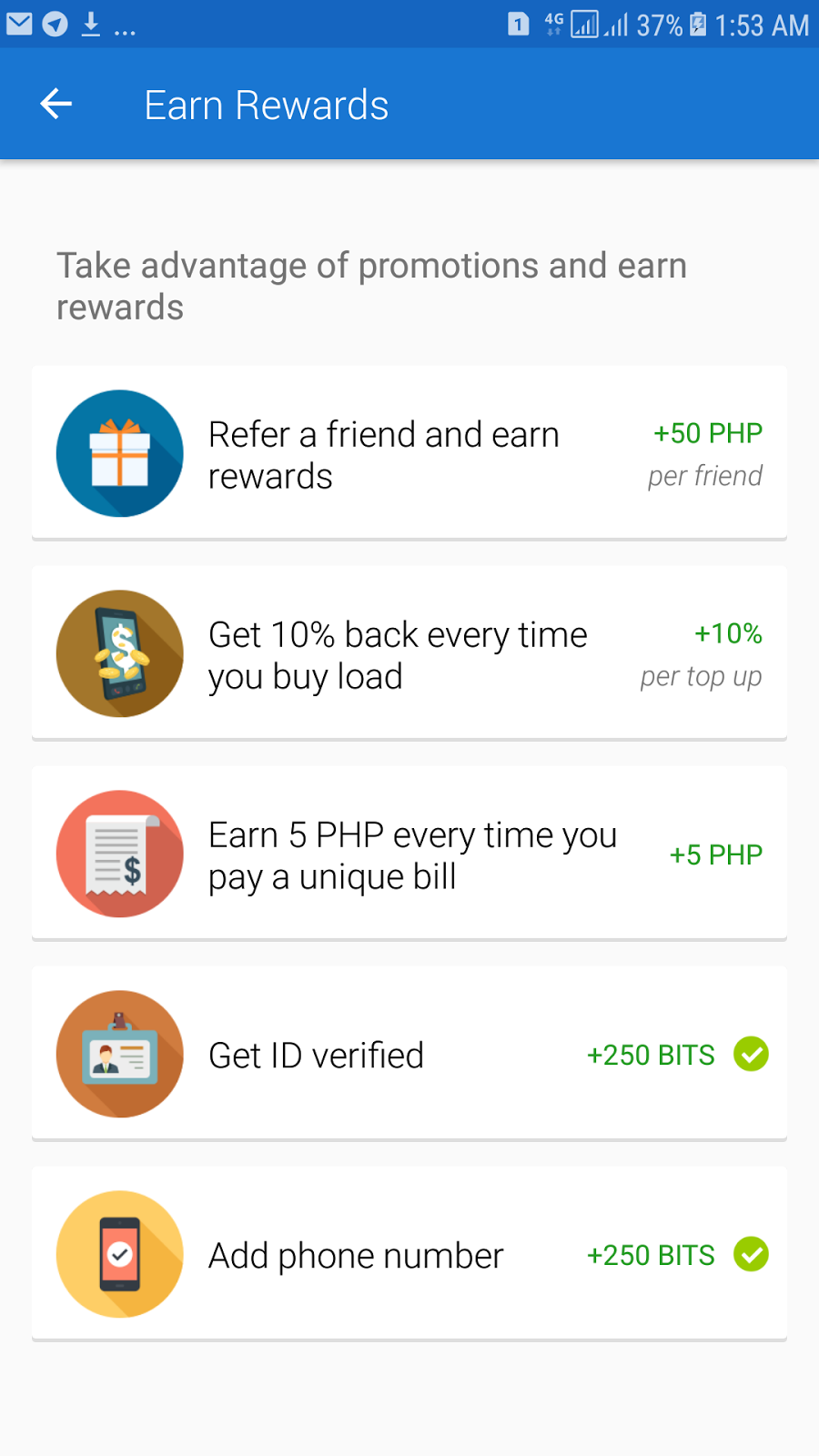 Earn Free Bitcoins Philippines - invite people to use coins ph and get php50 for every successful referral 2 pay your bills or even accept bills payment from others and get php5 for each