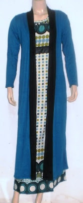  Cardigan  Panjang  GKC613 Grosir Baju Muslim Murah Tanah Abang