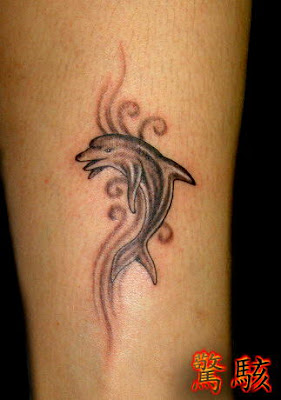 dolphin free tattoo art
