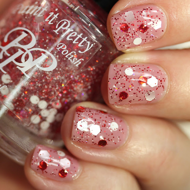 Paint It Pretty Polish Candy Cane glitter