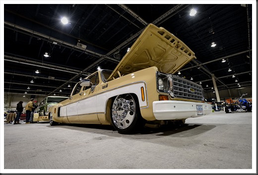 The Martin's 1975 Chevrolet Dually at Motorama