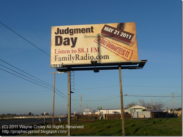 may 21 judgment day billboard. May 21st Judgement Day may