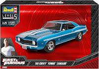 Revell 1/25 Fast & Furious 1969 Chevy Camaro Yenko (07694) Color Guide & Paint Conversion Chart