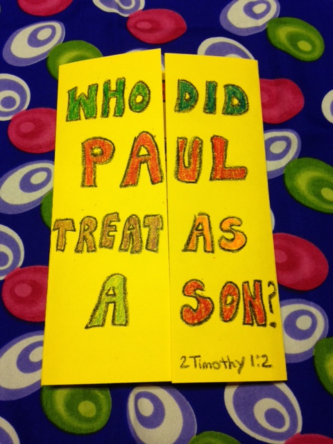 Children's Bible Lessons: Lesson - Young Timothy