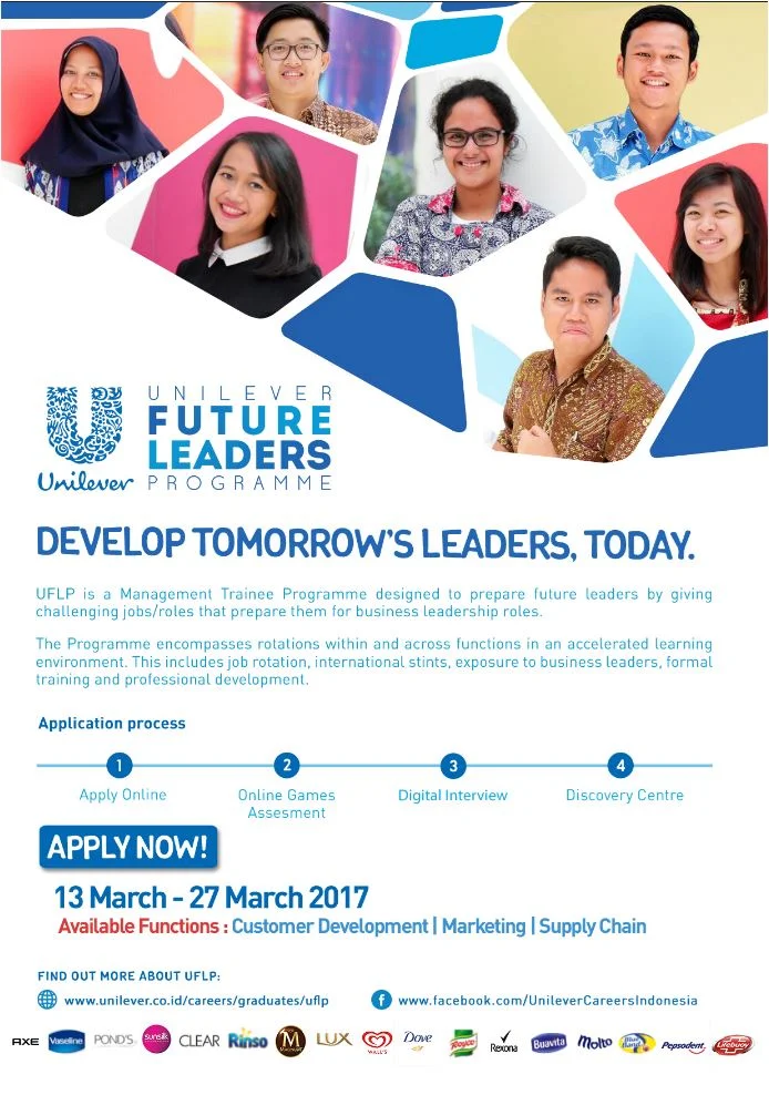 Lowongan Kerja Unilever Future Leaders Programme Tahun 2017