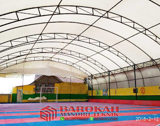 CANOPY MEMBRANE UNTUK LAPANG FUTSAL