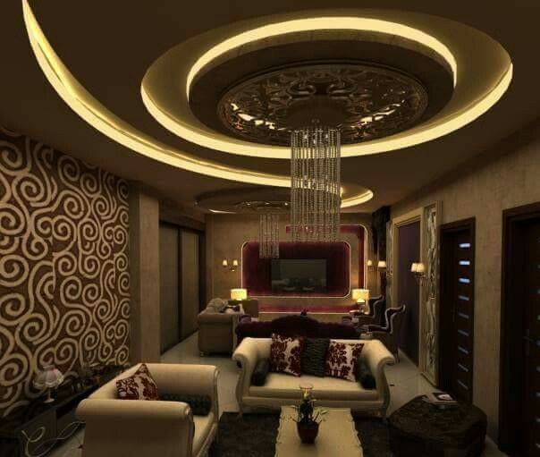 40 Latest gypsum board false ceiling designs with LED