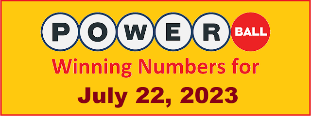 PowerBall Winning Numbers for Saturday, July 22, 2023