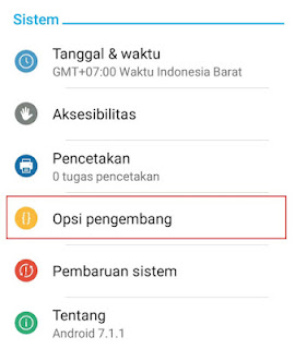 Cara Mengaktifkan Mode Pengembang/Debugging Di Semua Android