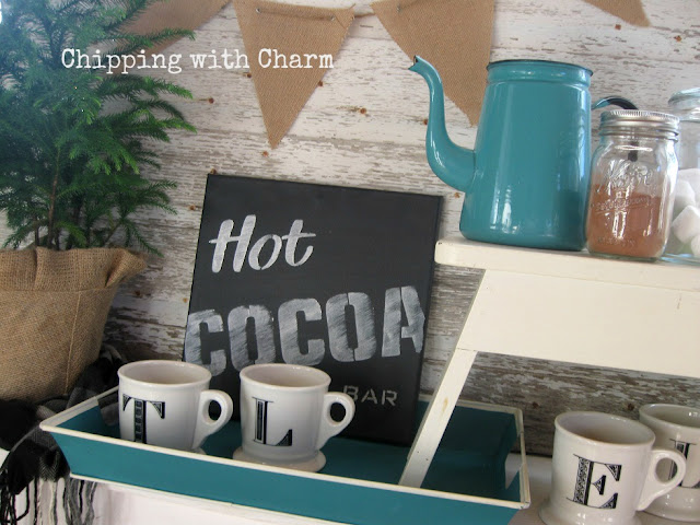 Chipping with Charm: Faux Chalkboard Canvases using Old Sign Stencils...www.chippingwithcharm.blogspot.com