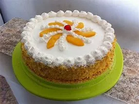 uma receita completa de bolo de pêssego