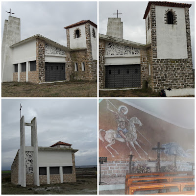 Bujaraloz en Venta de Santa Lucia, Camino de Santiago de Compostela, ermita de San Jorge en Bujaraloz