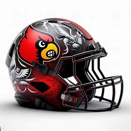 Louisville Cardinals Halloween Concept Helmets