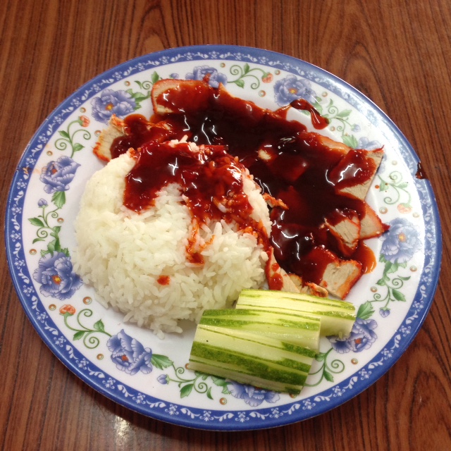 Laotian red pork in Vientiane, Laos