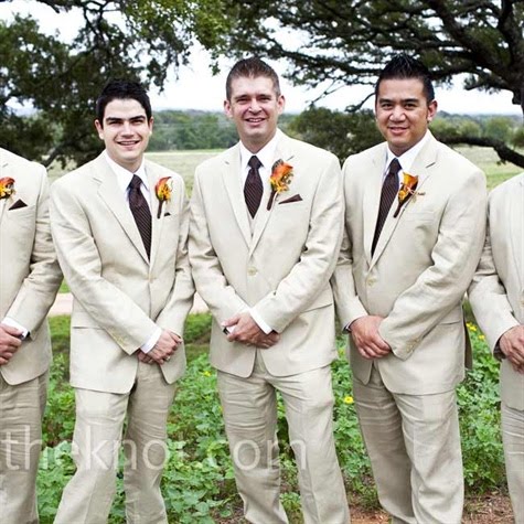 Light tan or khaki suit In Search of the Perfect Suit wedding menswear 