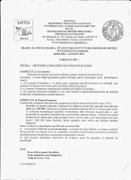 Subiecte invatatori (metodica predarii matematicii) - grad II Bacau 2013